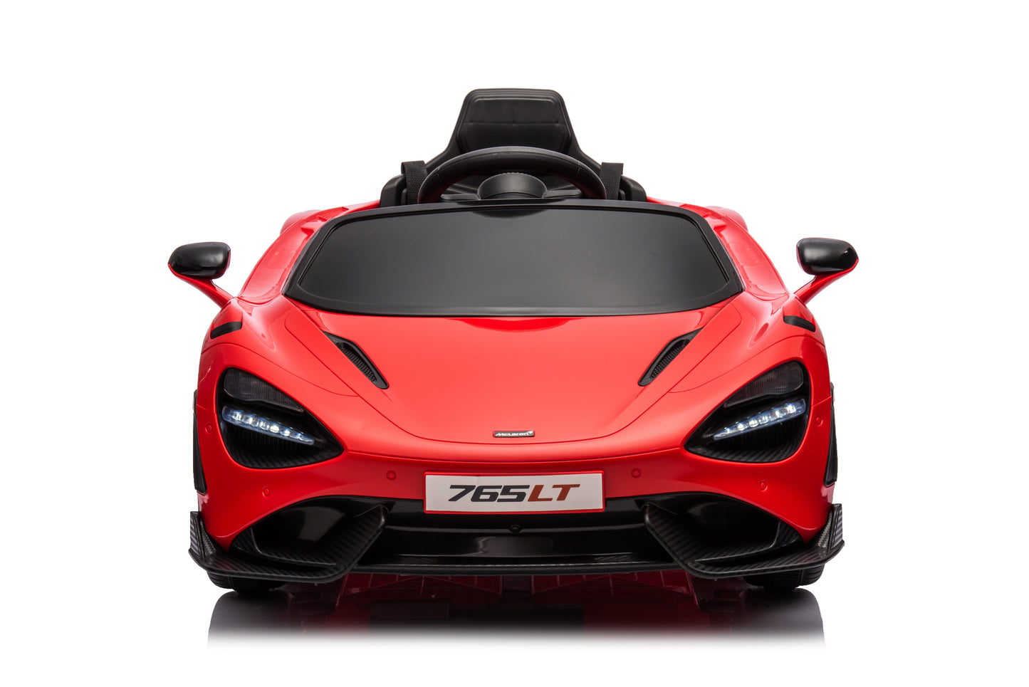 Best Ride on Car  Mclaren 765 LT Licensed with 2.4G Remote Control Red Colour 12 Volt