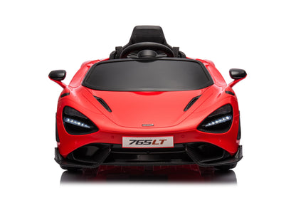 Best Ride on Car  Mclaren 765 LT Licensed with 2.4G Remote Control Red Colour 12 Volt