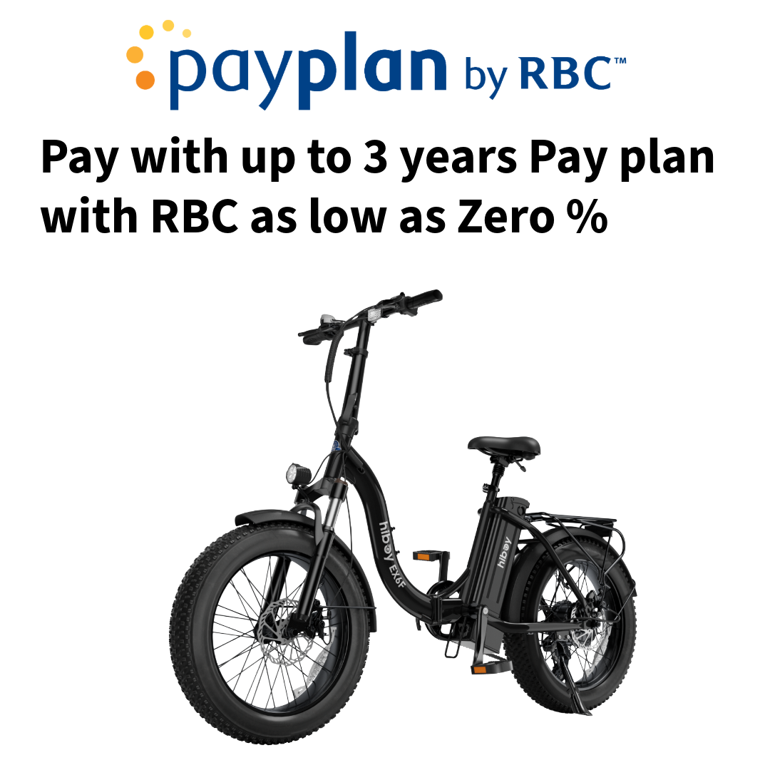 Hiboy EX6F Folding Fat Tire Electric Bike Pay in 3 Years RBC in store and shipping available