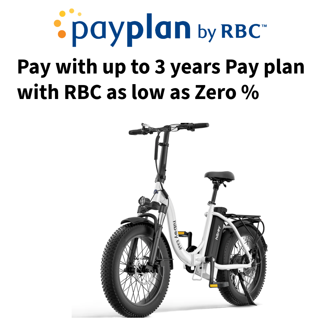 Hiboy EX6F Folding Fat Tire Electric Bike Pay in 3 Years RBC in store and shipping available