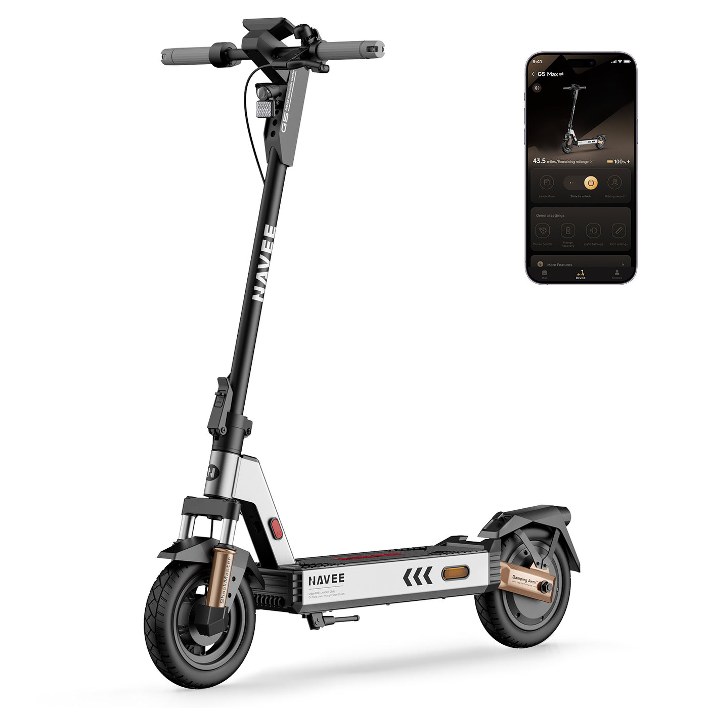 NAVEE G5 Electric Scooter 400W 45Km Range