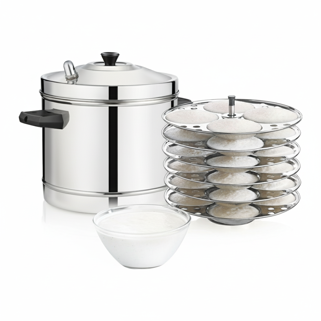 Stainless Steel Idli Maker Large