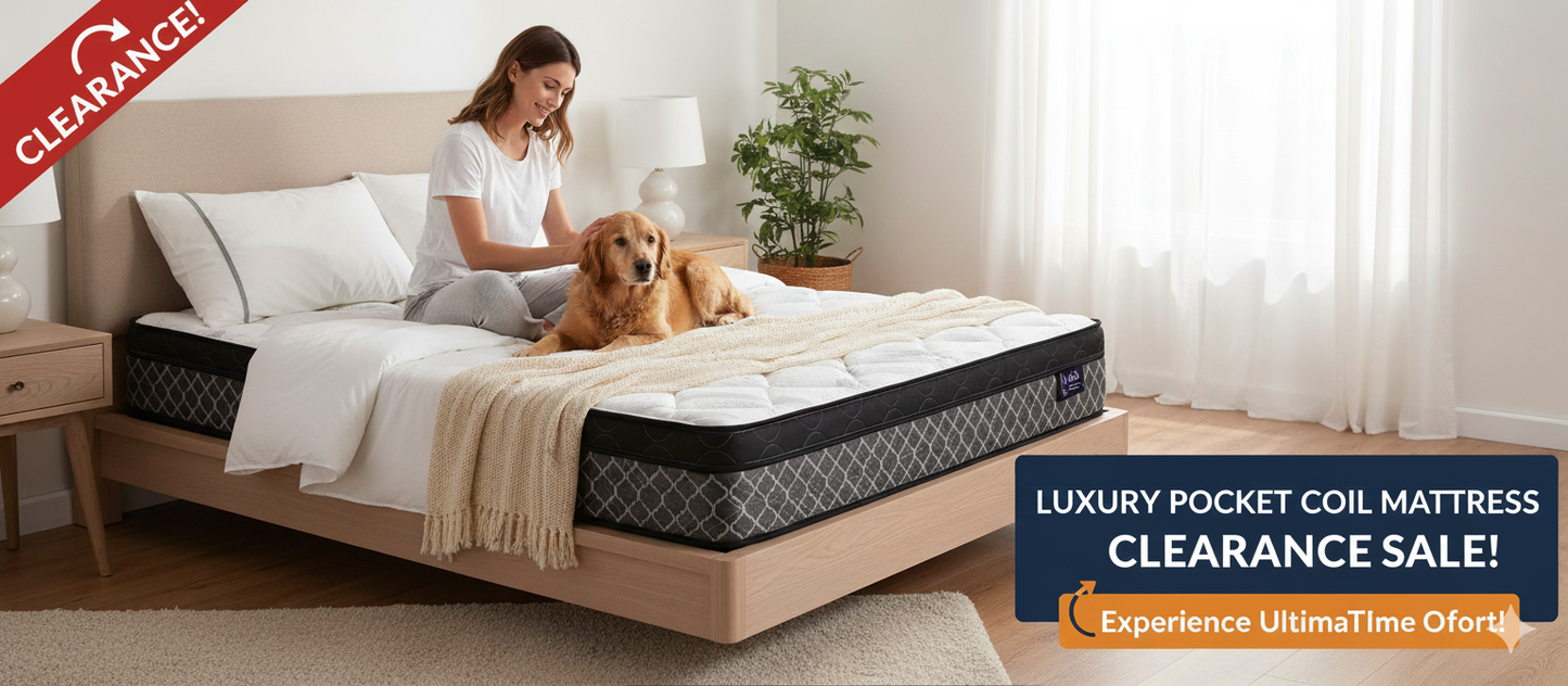 Renaissance Pocket Coil Pillow Top Mattress Queen Size - Rolled