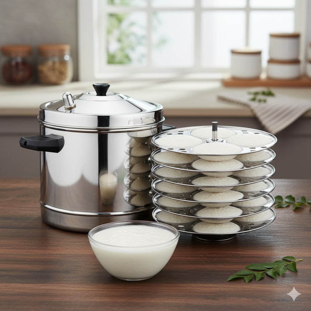 Stainless Steel Idli Maker Large