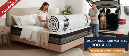 Renaissance Pocket Coil Pillow Top Mattress Queen Size - Rolled