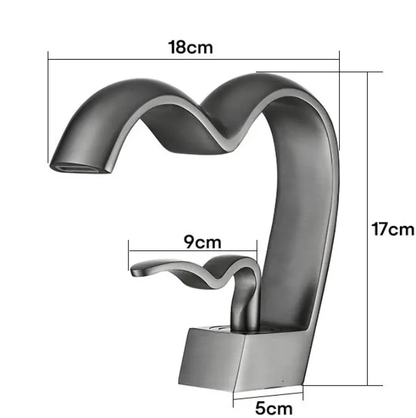 Modern Single-Handle Gold Bathroom Taps Good Selling Brass Zinc Basin Mixer Ceramic Valve Core Single-Hole Mount Living Room