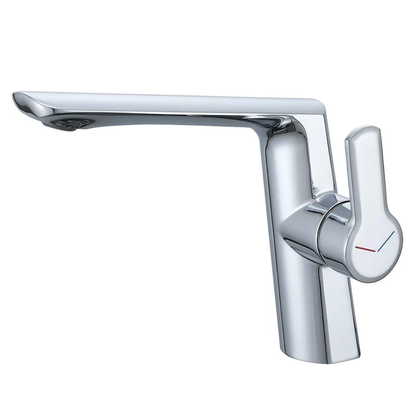 Modern Luxury White Brass Bathroom Faucet Hot and Cold Basin Mixer for Hotels and Luxury Bathrooms (Copy)