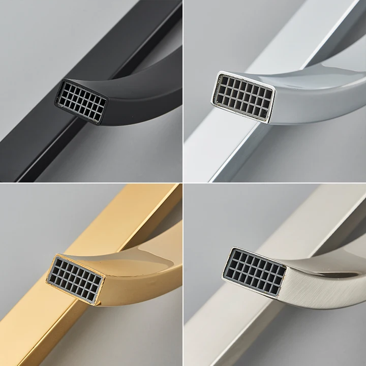 Luxury Modern Single-Handle Brass Bathroom Faucet Deck Mounted Black Sink Mixer Tap Water Tap for Basin Spout Hall Application