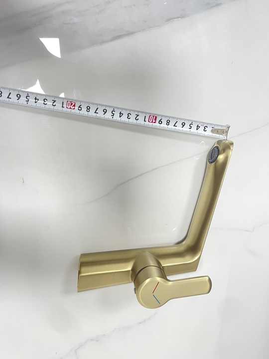 Modern Gold Bathroom Faucet Mixer Tap Single-Hole Brass Basin Wash Faucet Single Handle Ceramic Valve Core Metered Water Taps