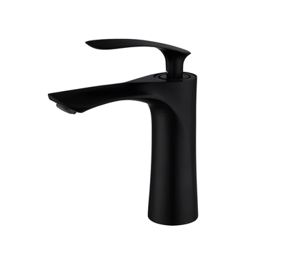 Modern Elegant Single-Hole Deck Mounted Water Tap Elegant Gold Finished Zinc-Alloy Basin Faucet Classic Single-Handle Bathroom