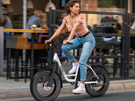 Hiboy EX6 Step-thru Fat Tire Electric Bike Black Colour Pay in 3 Years RBC