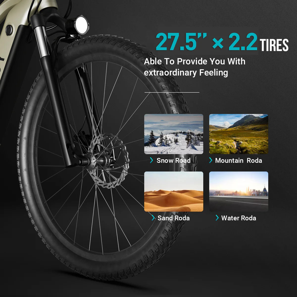 Hiboy P7 Electric Mountain Bike for Adults Black / Gray