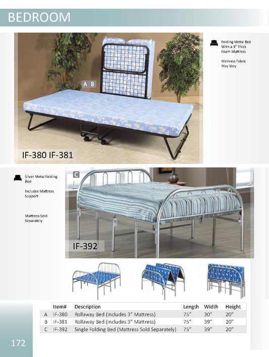 IF-380/IF-381 FOLDING BEDS