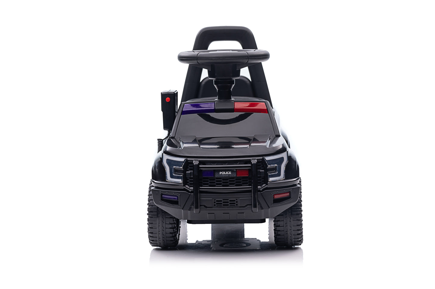 Ride on Push Car 2 in 1 Kid Ride on Push Car Polizee kids car Stroller Sliding Ride on Car with Horn Music Light Function Secure Bar Ride on Toy for Boy Girl Toddlers 1-3 Years Old Blue