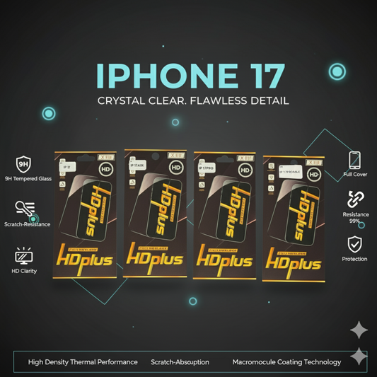 Premium 9HD PLUS  Glass Screen Protection for Iphone 17 17 Air 17 Pro 17 ProMax