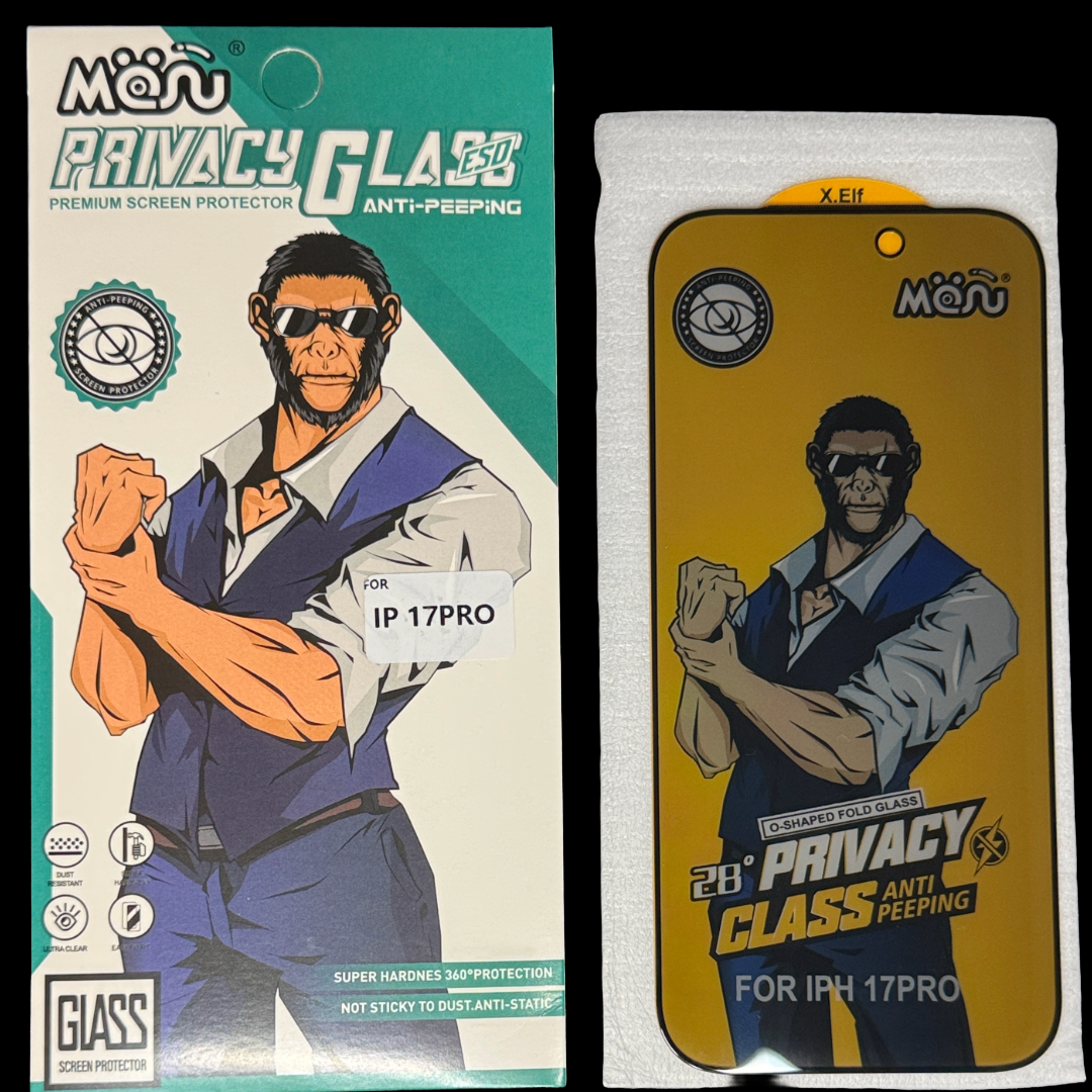 Premium Privacy Glass Screen Protection for Iphone 17 17 Air 17 Pro 17 ProMax