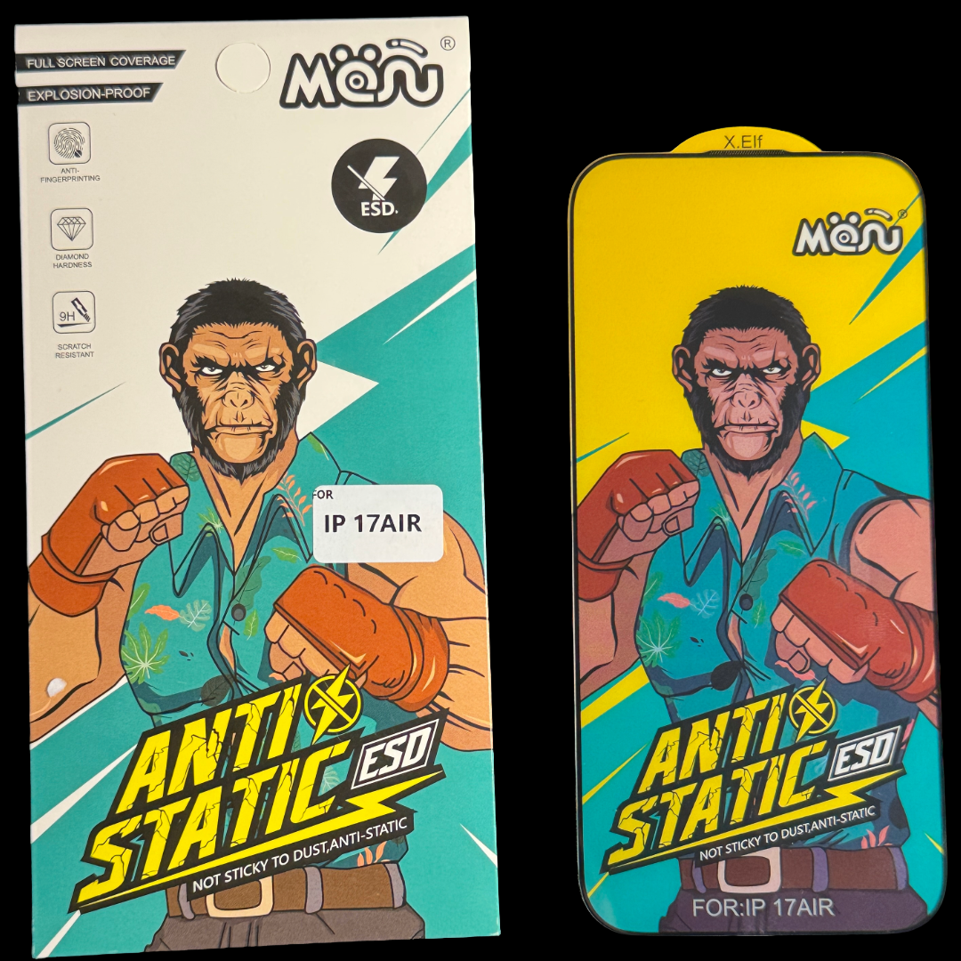 Anti Static ESD Glass Screen Protection for Iphone 17 17 Air 17 Pro 17 ProMax