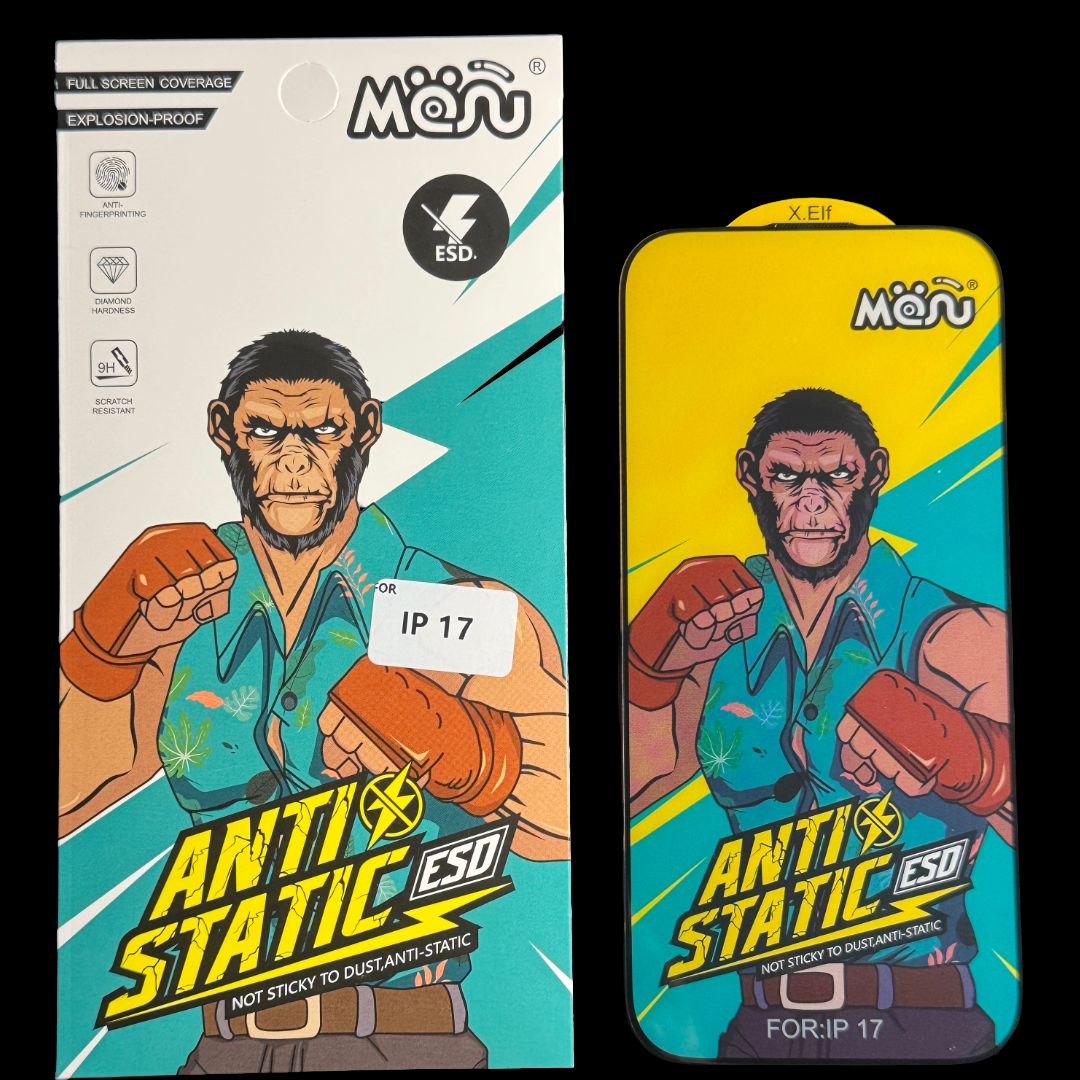 Anti Static ESD Glass Screen Protection for Iphone 17 17 Air 17 Pro 17 ProMax