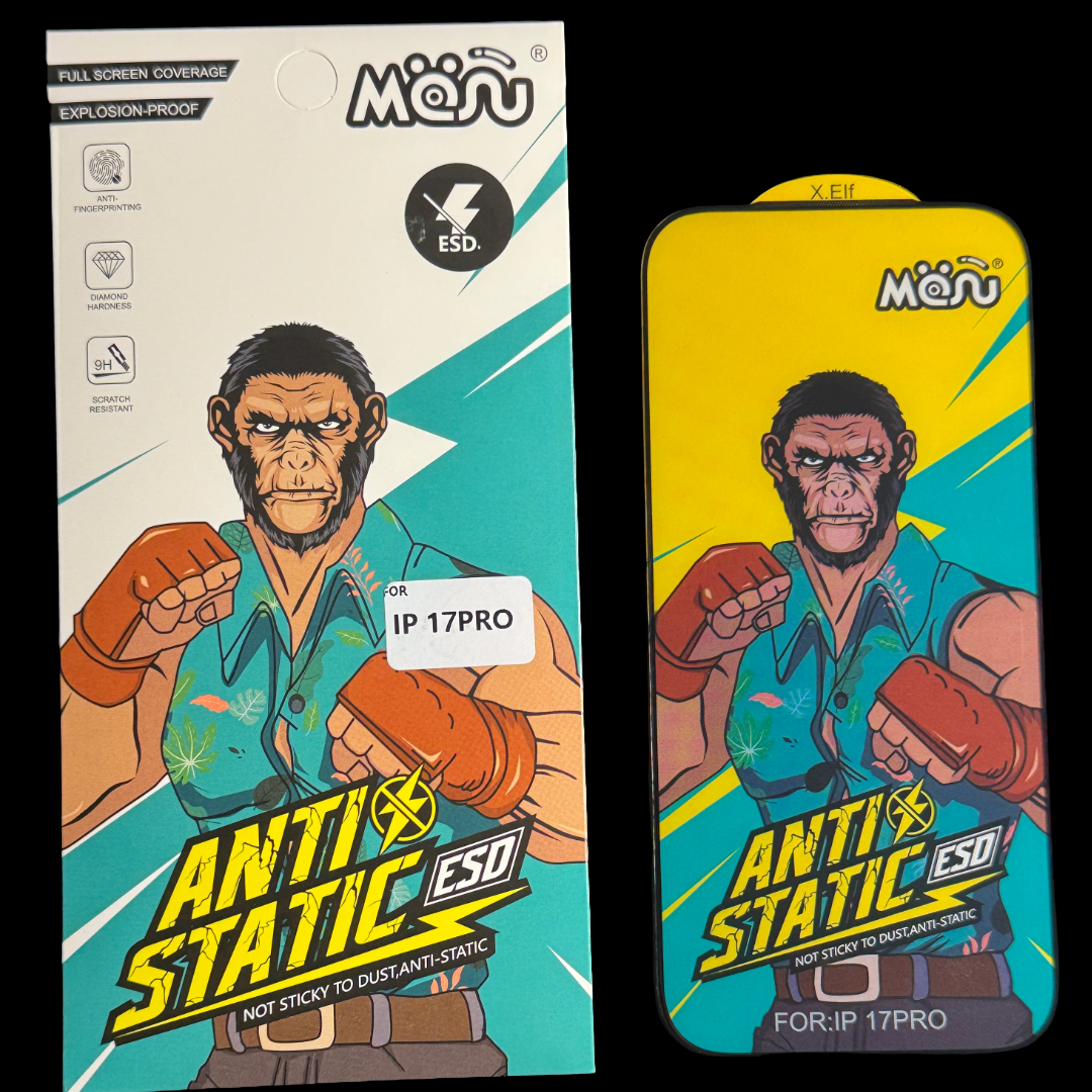 Anti Static ESD Glass Screen Protection for Iphone 17 17 Air 17 Pro 17 ProMax