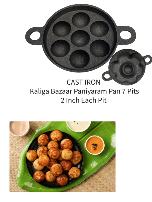 Iron Gunta Pongal Pan Panniyaram Pan