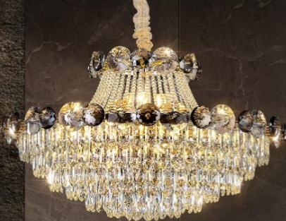 Chandelier Lights Crystal Series Luxury Homes Gold