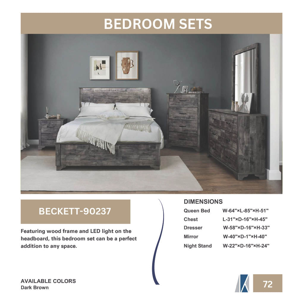 Beckett Set 90237 Queen Bed