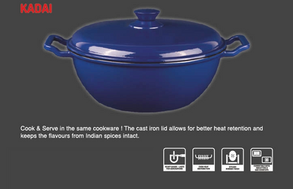 Pigeon Imperi Luxe Cast Iron Kadai 200 W.L