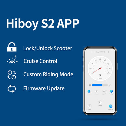Hiboy S2 Pro Electric Scooter for City Commuter with Free Helmet