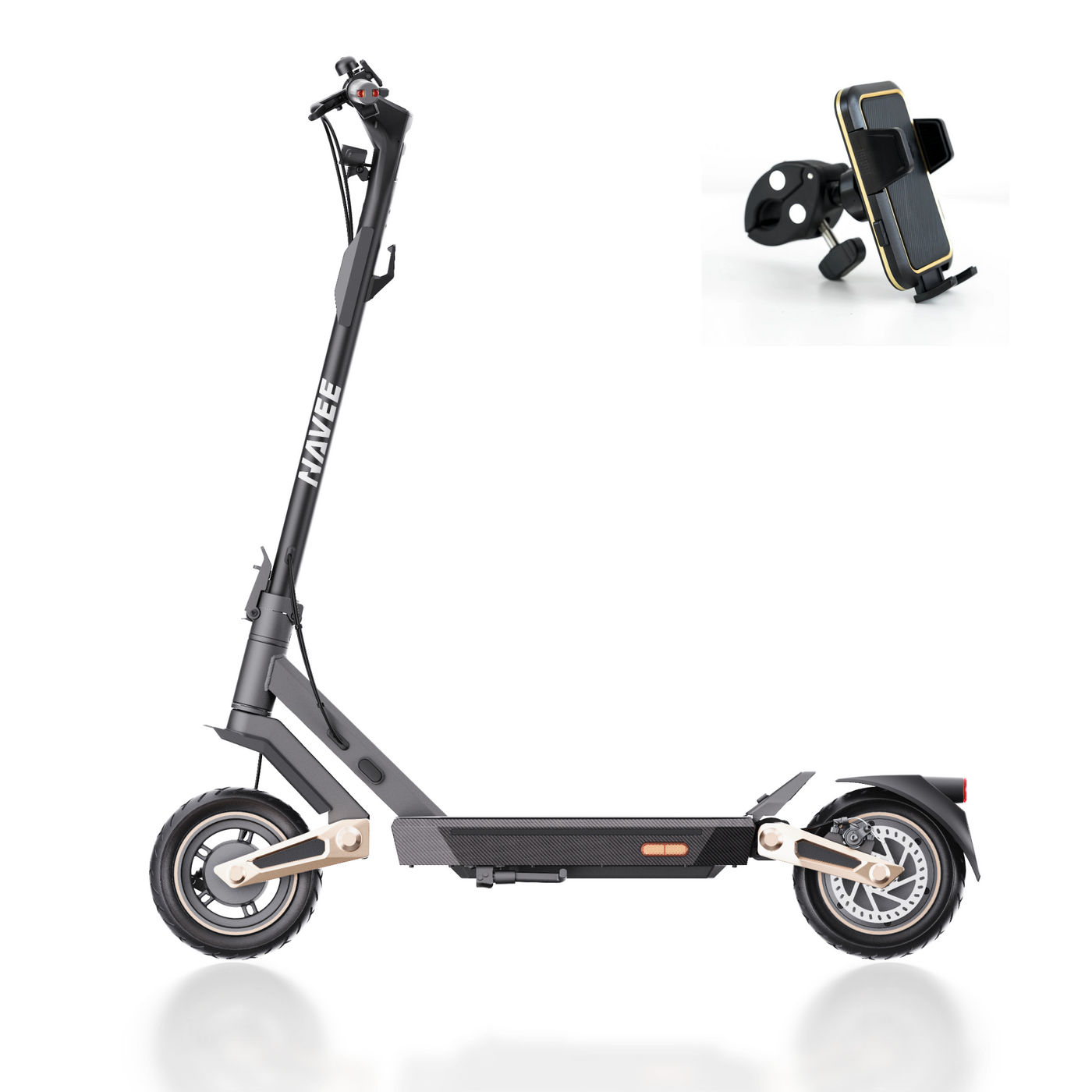 NAVEE ST3 Damping Arm™ Suspension City E-scooter 500W 40 Km/ Hr Range of 60 Km Free Helmet 3 Years Payment
