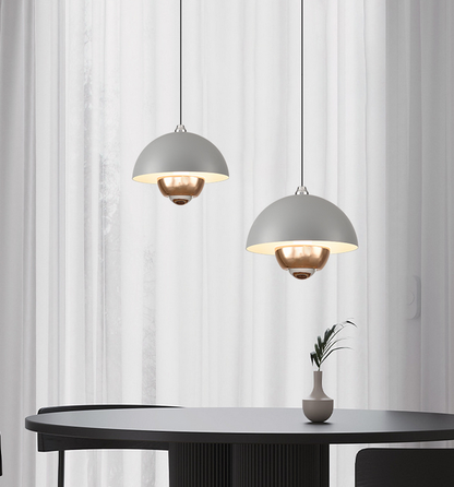 Dinning Living Room Lighting Lamps Free Lift Hand Sweep Induction Aluminum 12w Chandelier Pendant Light