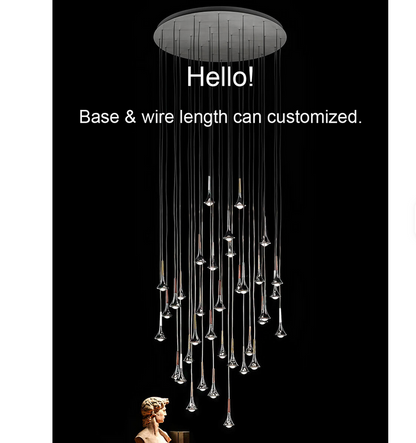 Modern Stretchable Led Pendant Lights Home Decor Bedroom Bedside Lamparas Hanging Lamp Living Room Chandelier Lighting (Copy)