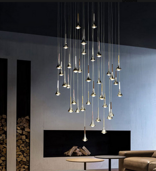 Modern Stretchable Led Pendant Lights Home Decor Bedroom Bedside Lamparas Hanging Lamp Living Room Chandelier Lighting (Copy)