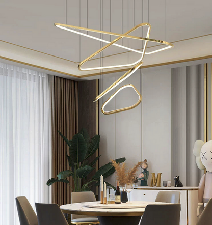 Ceiling Light Silver Chandelier Earrings Luxury Interior Architecture Decor Indoor Lighting