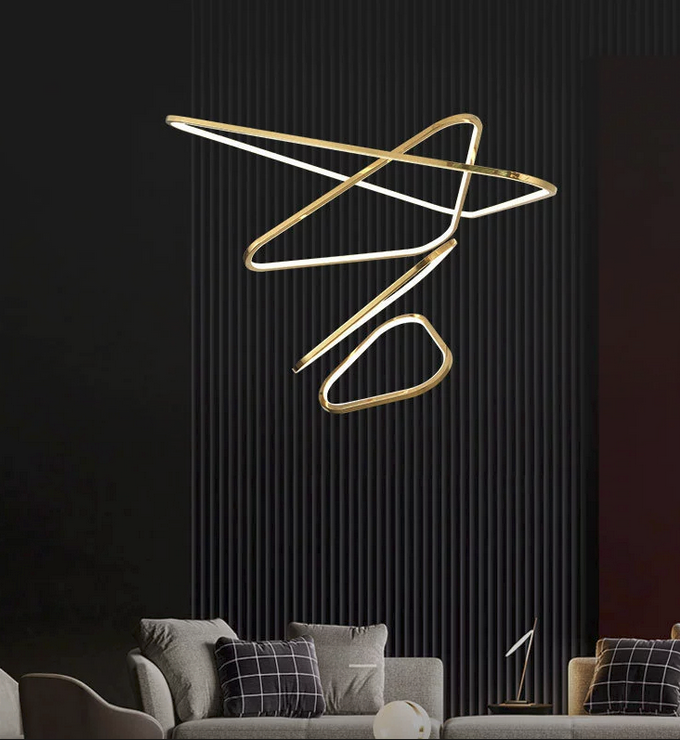 Ceiling Light Silver Chandelier Earrings Luxury Interior Architecture Decor Indoor Lighting