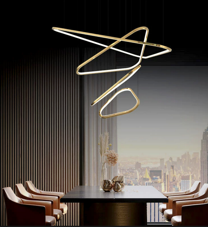 Ceiling Light Silver Chandelier Earrings Luxury Interior Architecture Decor Indoor Lighting