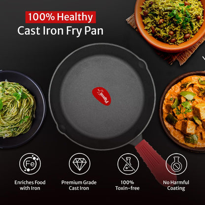 Pigeon Imperi Cast Iron Fry Pan Dia 220