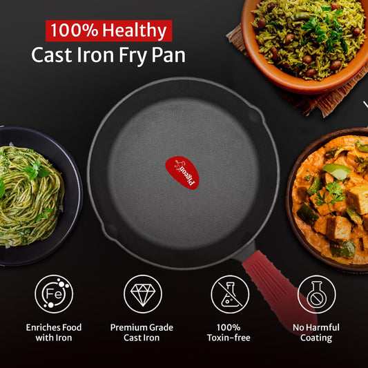 Pigeon Imperi Cast Iron Fry Pan Dia 200