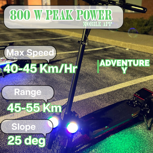 Vindspeed Adventure Y Electric Scooter 40- 45 Km/hr Range 55 Km 800Watt Best Deal with Free Helmet
