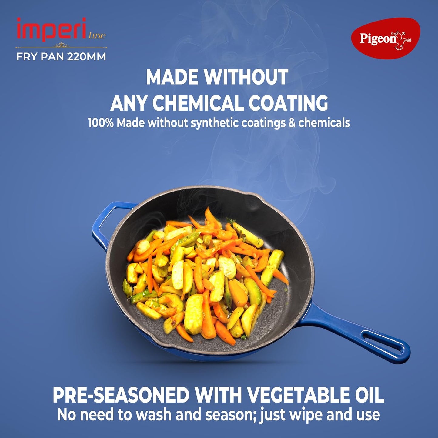 Pigeon Imperi Luxe Cast Iron Fry Pan 200