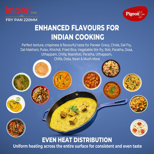 Pigeon Imperi Luxe Cast Iron Fry Pan 200