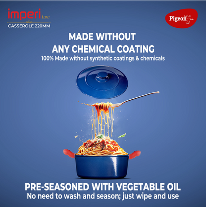 Pigeon Imperi Luxe Cast Iron Casserole 240 W.L