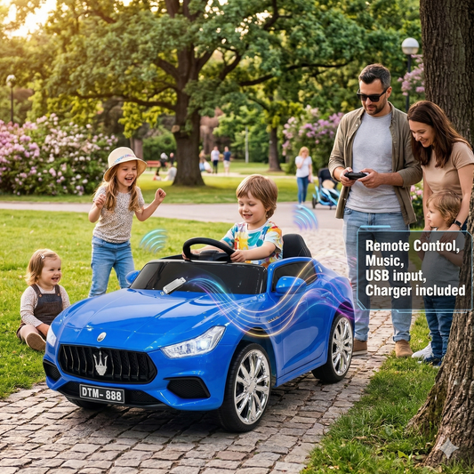 Maserati Luxury Sedan Ride on Car Four drive 12V 7 battery