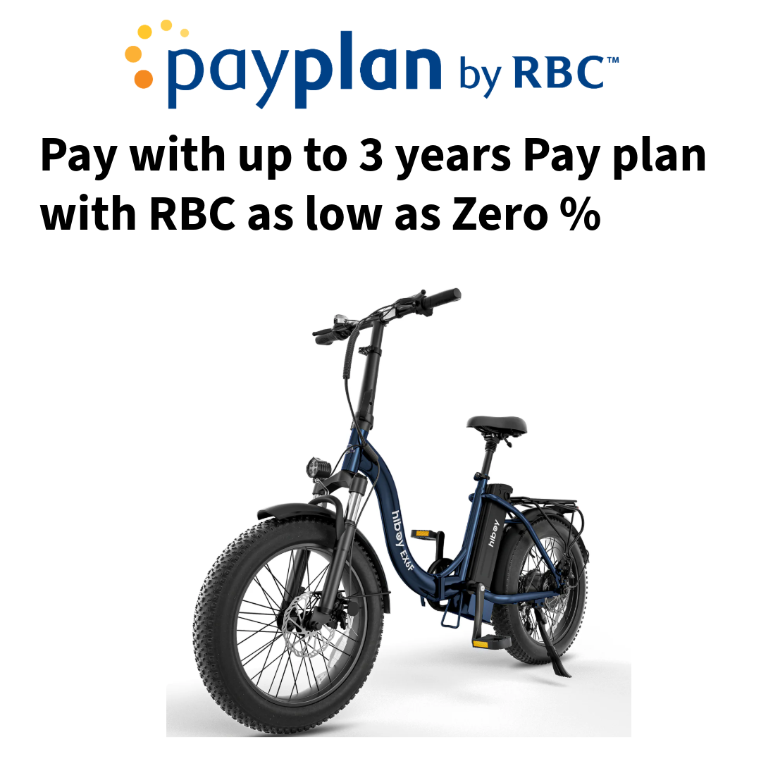 Hiboy EX6F Folding Fat Tire Electric Bike Pay in 3 Years RBC in store and shipping available