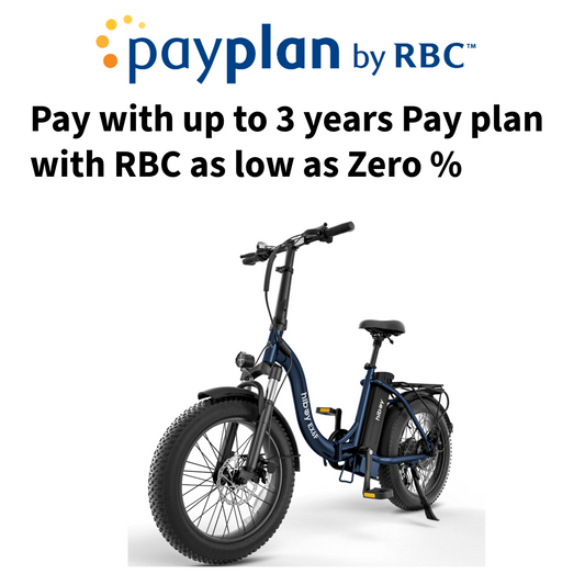 Hiboy EX6F Folding Fat Tire Electric Bike Pay in 3 Years RBC in store and shipping available