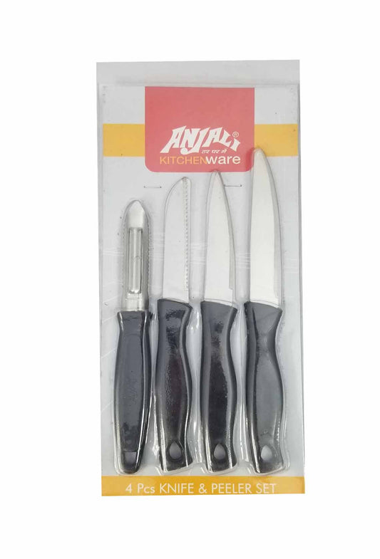 Anjali 4 pc Knife and Peeler Set