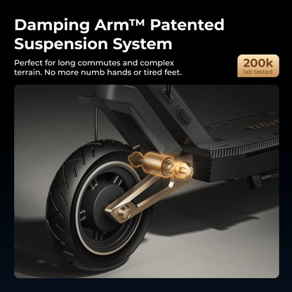 NAVEE ST3 Damping Arm™ Suspension City E-scooter 500W 40 Km/ Hr Range of 60 Km Free Helmet 3 Years Payment