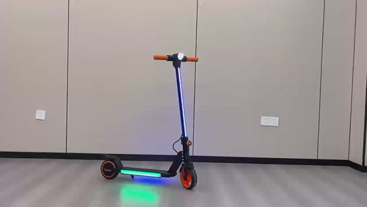 Kids electric scooter 130W single Blue and Green Option