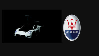 Maserati MC20 GT2 Licensed Ride on Car White Yellow Ride on Push Car 2 in 1 Kid Ride on Push Car Stroller Sliding Ride on Car with Horn Music Light Function Secure Bar Ride on Toy for Boy Girl Toddlers 1-3 Years Old