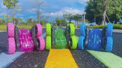 RC Stunt car Double Sided 6 Wheel