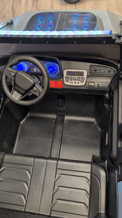 AMG Wagon Kids Ride on Car with Bluetooth Music
